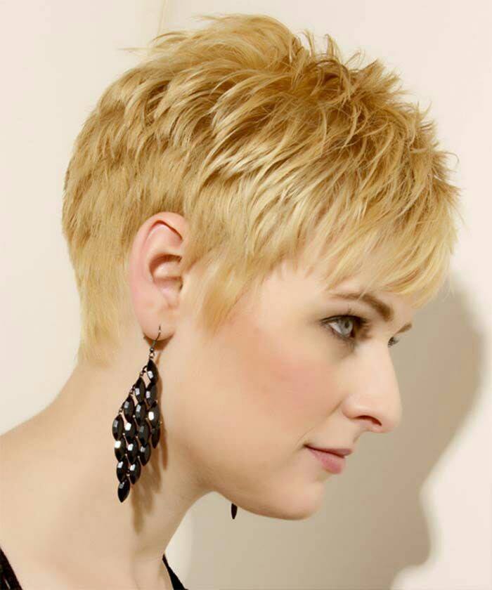 Razor Cut Short Hairstyles