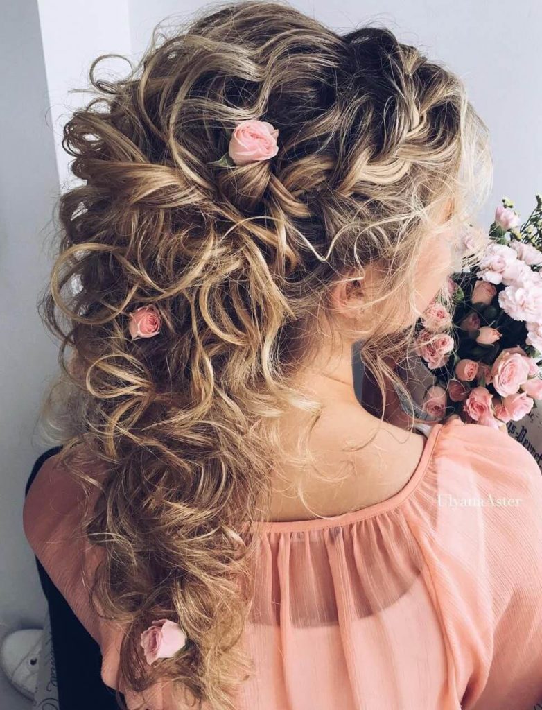 Curly Hairstyles for Wedding