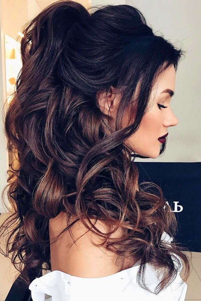 Curly Hairstyles for Wedding