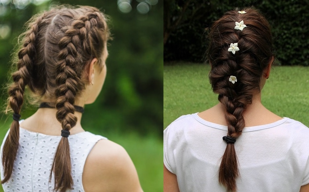 Dutch Braid vs French Braid