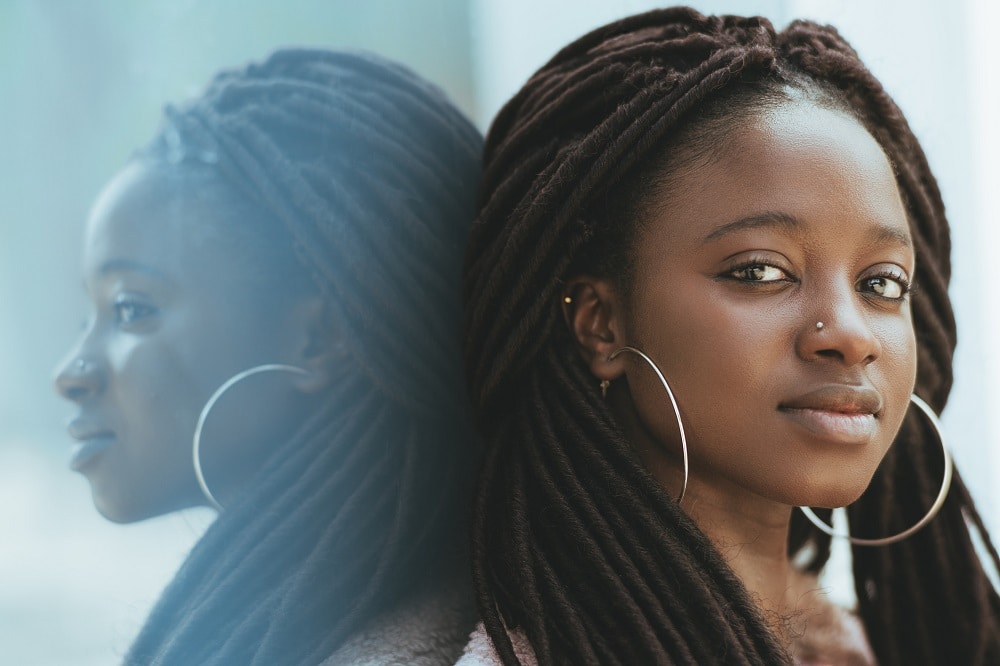 faux locs hairstyle