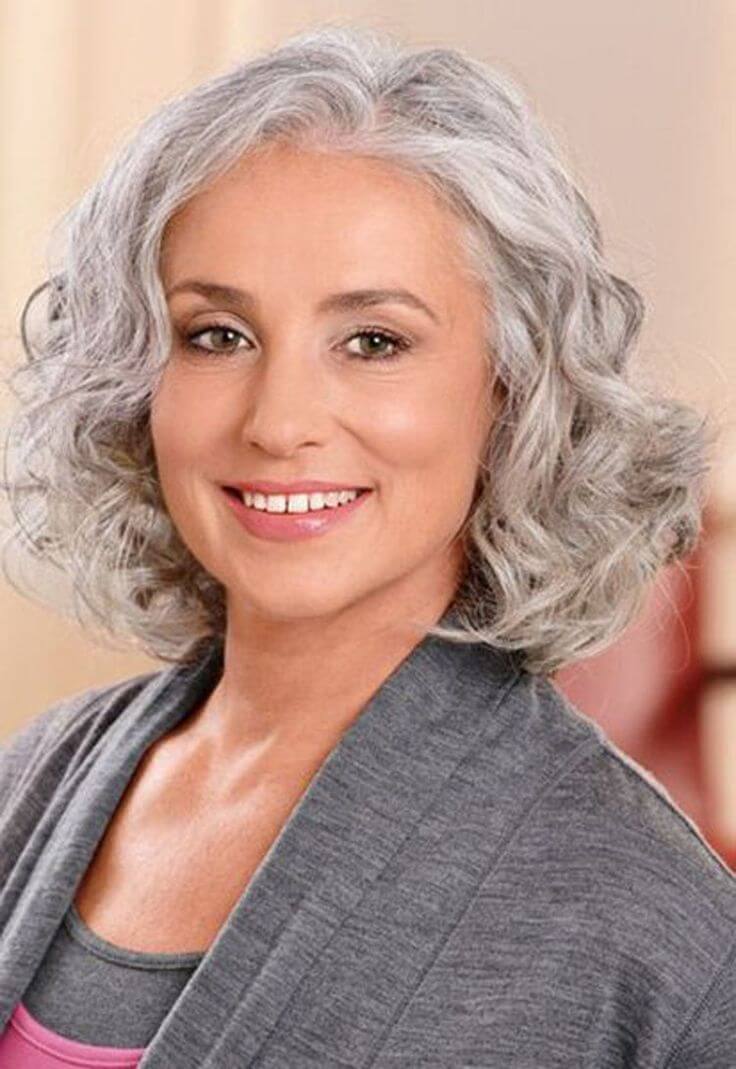 Gray Hairstyles for Women Over 50