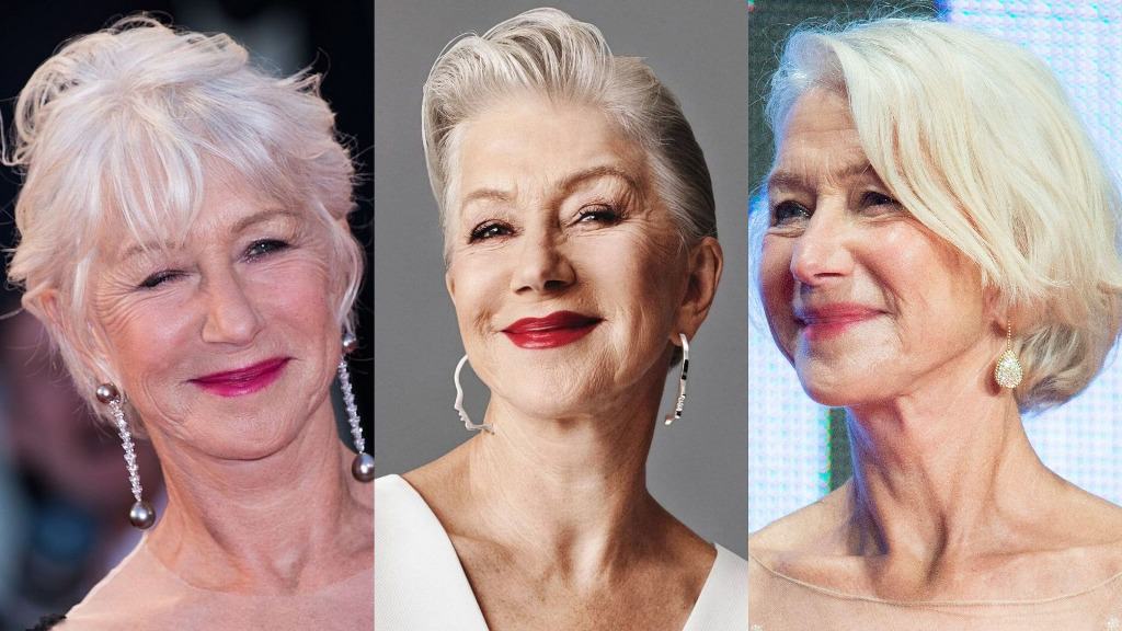 Helen Mirren Hairstyles for Women Over 50