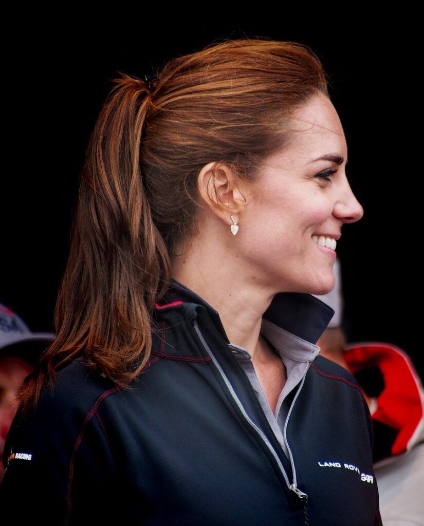 Kate Middleton with thin hair