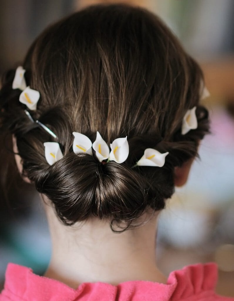 medium updo for bridesmaid