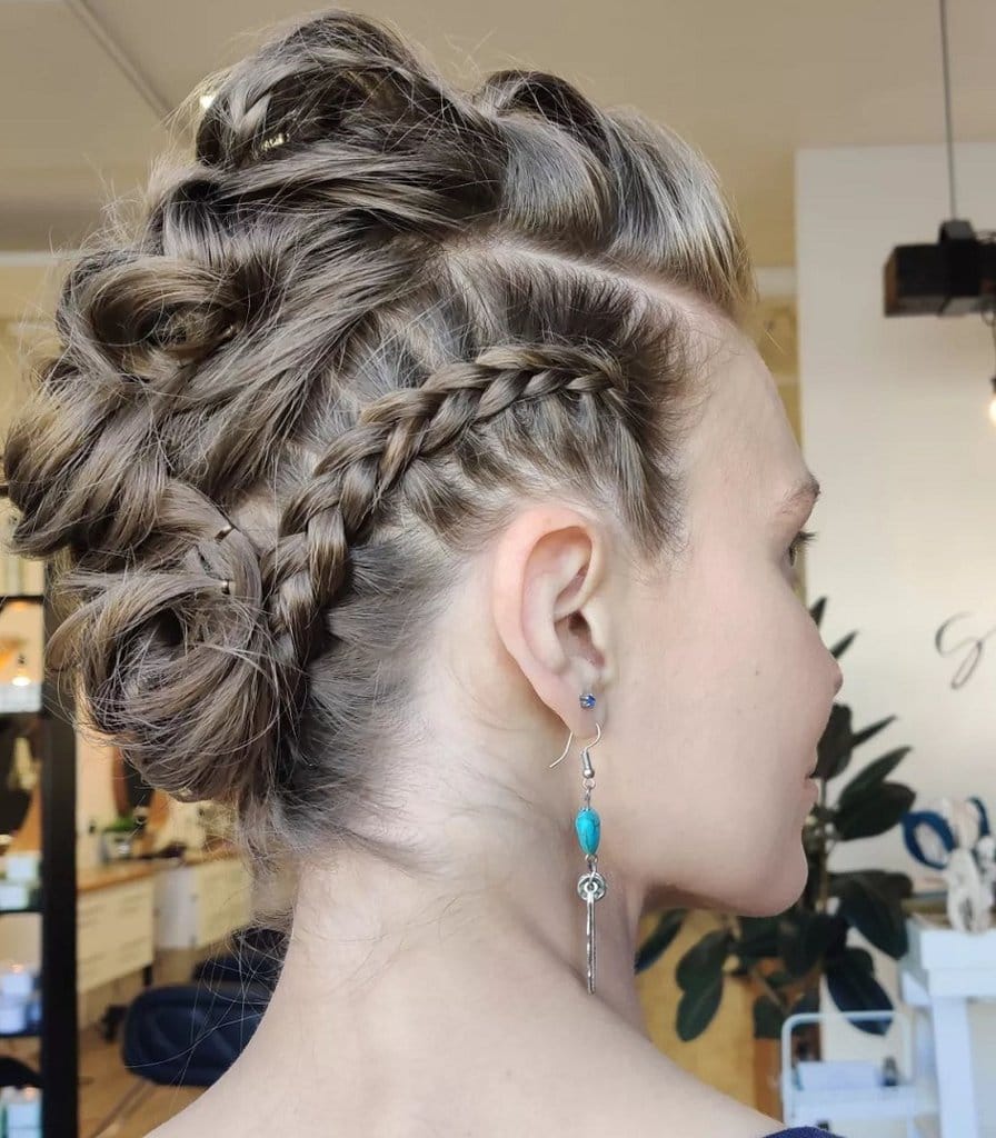 mohawk updo for women