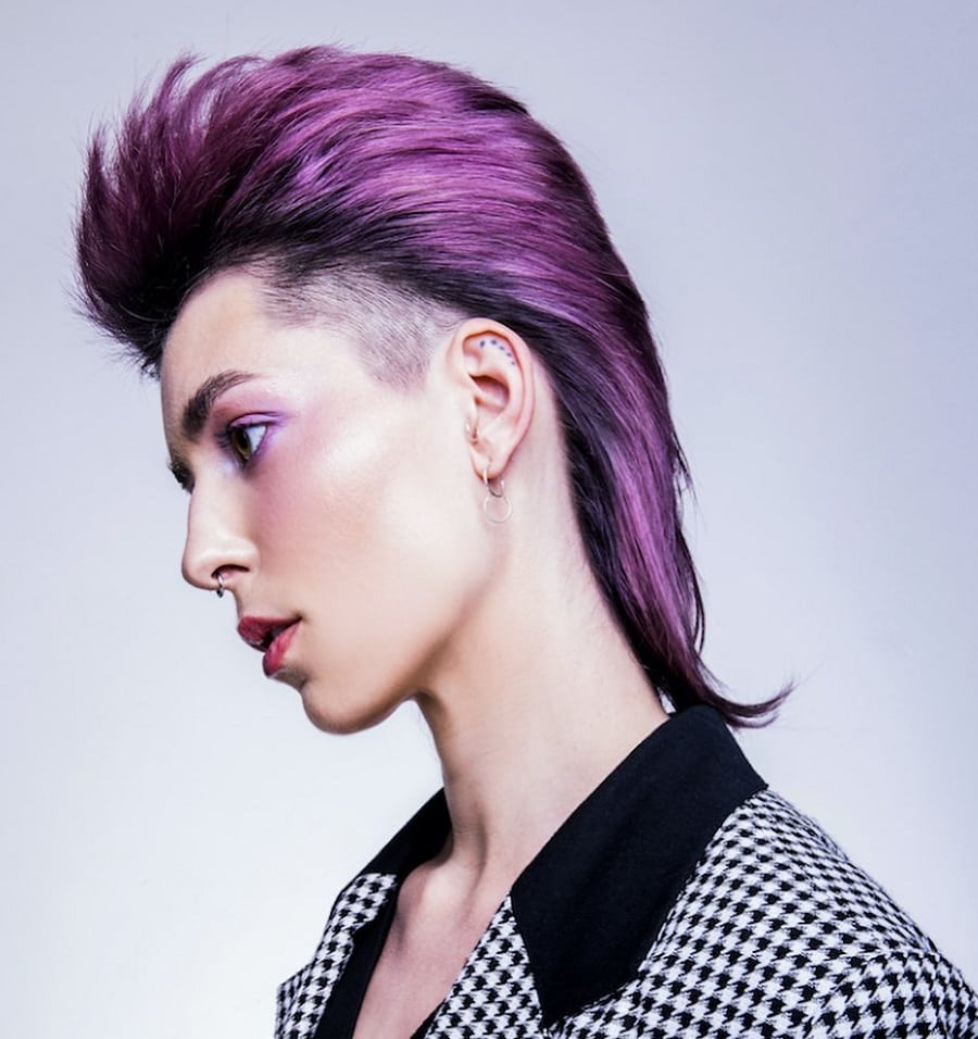 mullet mohawk for women