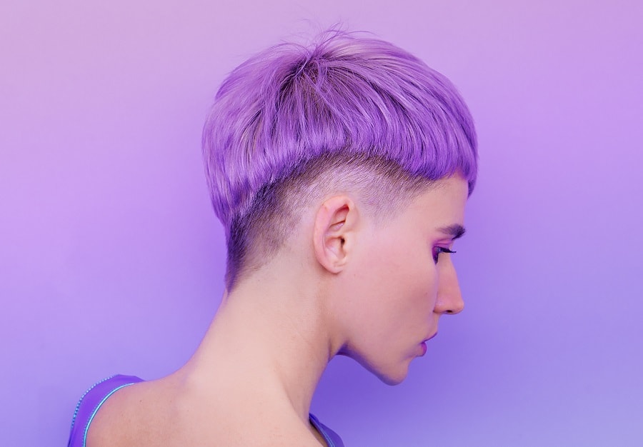 pastel purple pixie