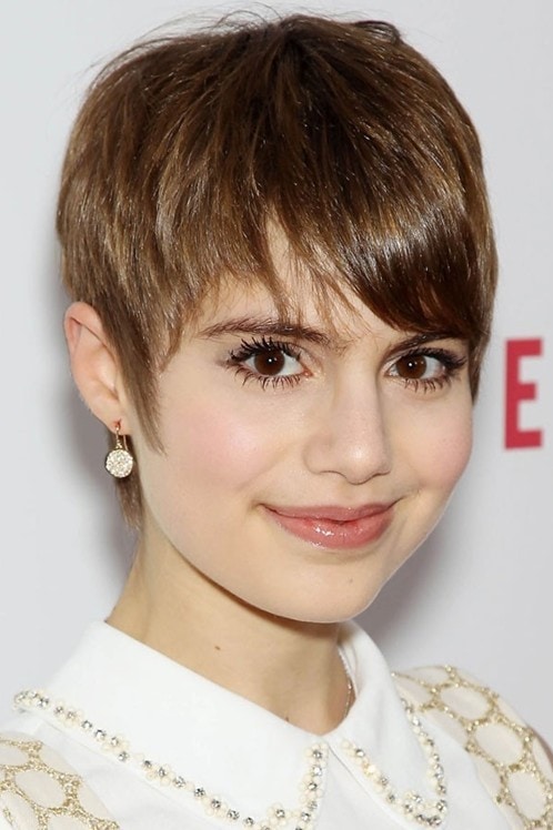 Pixie Cut with Bangs