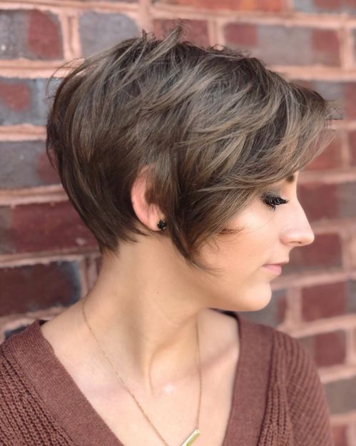 Pixie Cut with Bangs