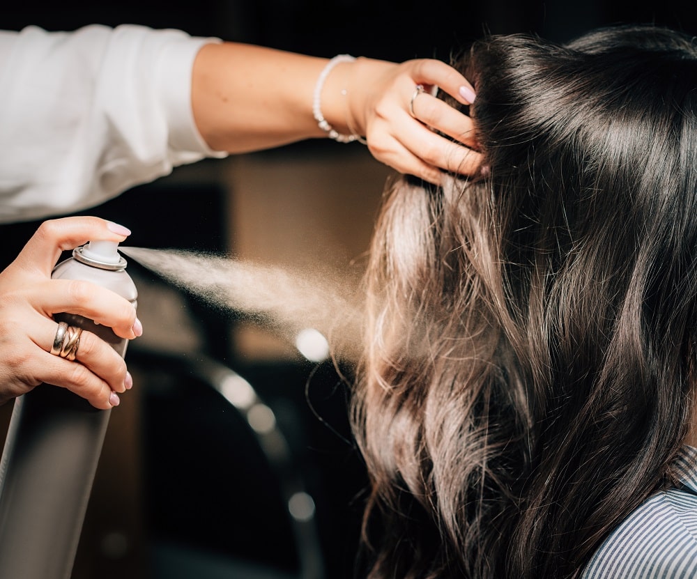 removing hair spray out of hair