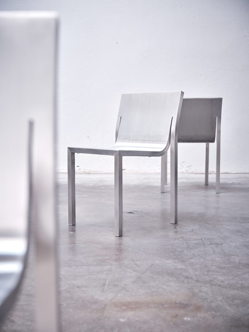 A shot of the Stedelijk Chairs in focus