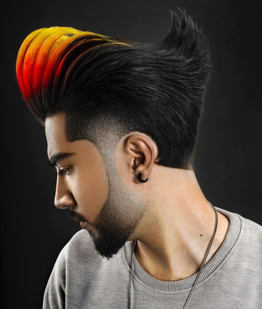 temp fade for thick hair