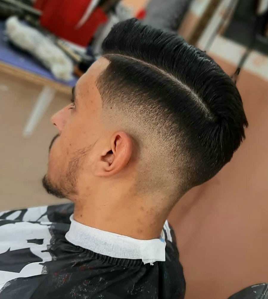 temp fade with hard part