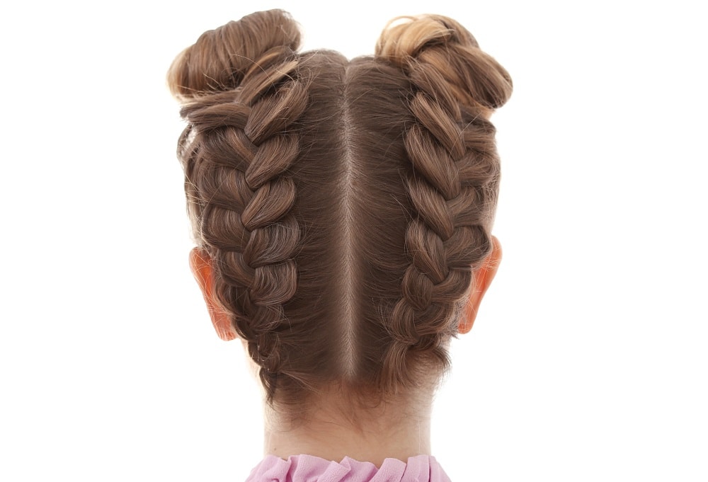 upside down French braid hairstyle