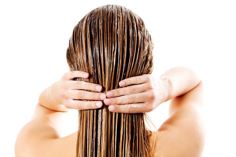 use deep conditioning products to prevent hair from getting dry