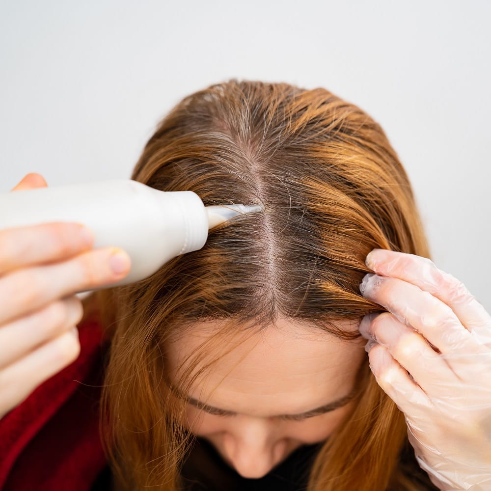 When Can You Dye Your Freshly Washed Hair - root touch up