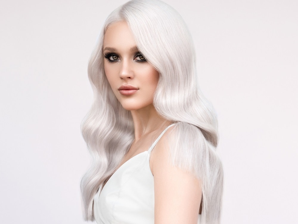 white blonde hair color